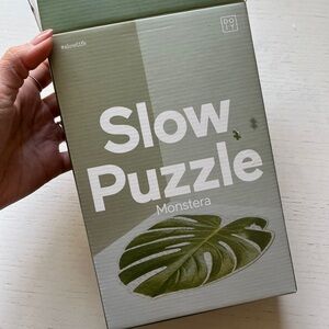 Monstera leaf puzzle